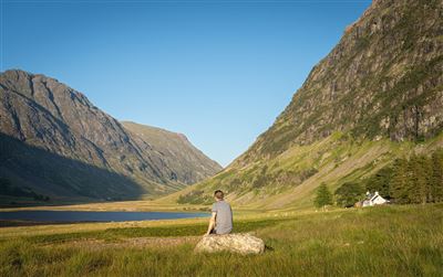 Glencoe Valley mit Loch Achtriochtan